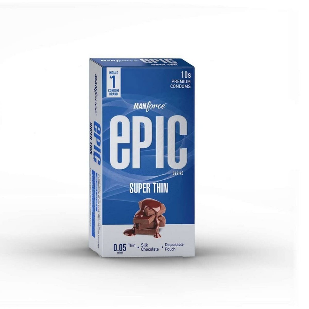 Manforce Epic Desire Super Thin Premium Condoms (10 Counts)