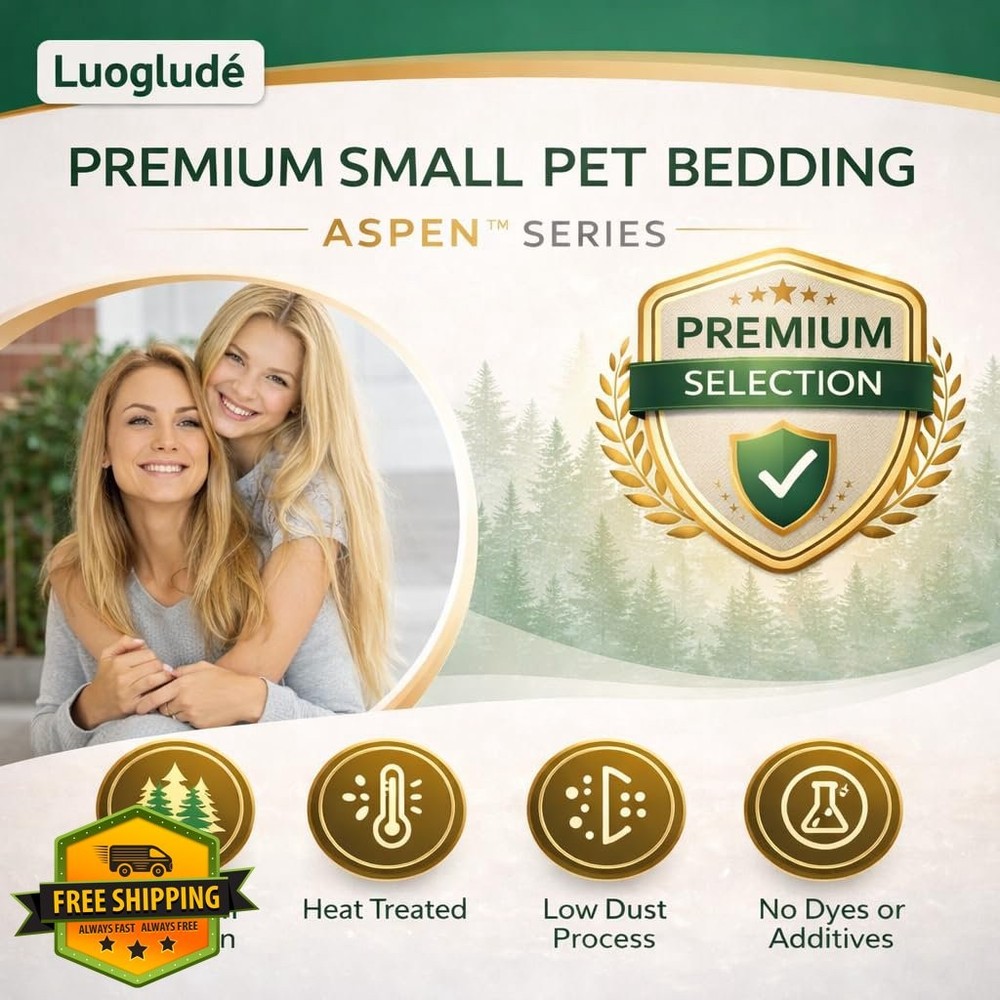 Aspen Wood Pet Bedding Hamster Guinea Pig Low Dust Absorbent