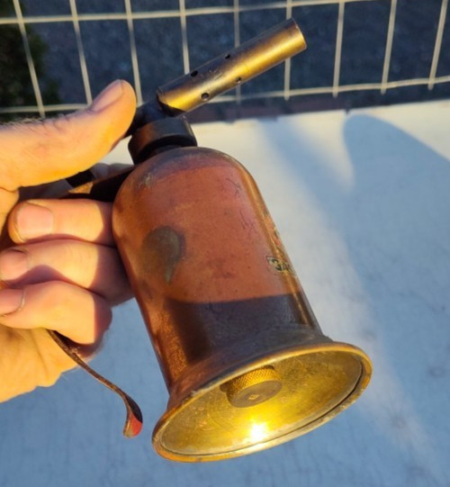 Vintage Brass Torch original Unrestored condition