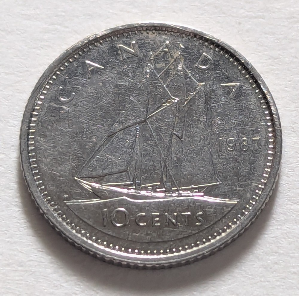 Canada, 1987, 10 Cents
