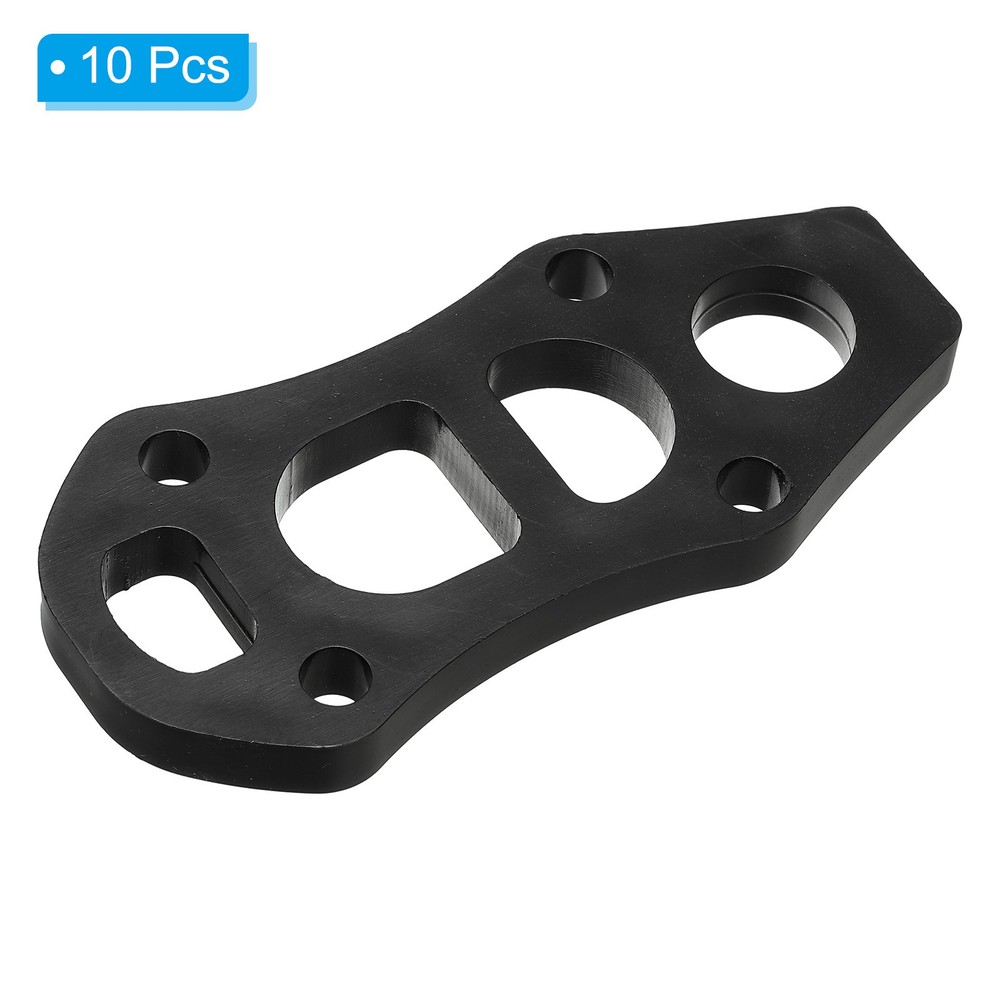 3/8"(10mm) Skateboard Riser Pads, 10Pcs Riser Pads Angle Shock Pads, Black