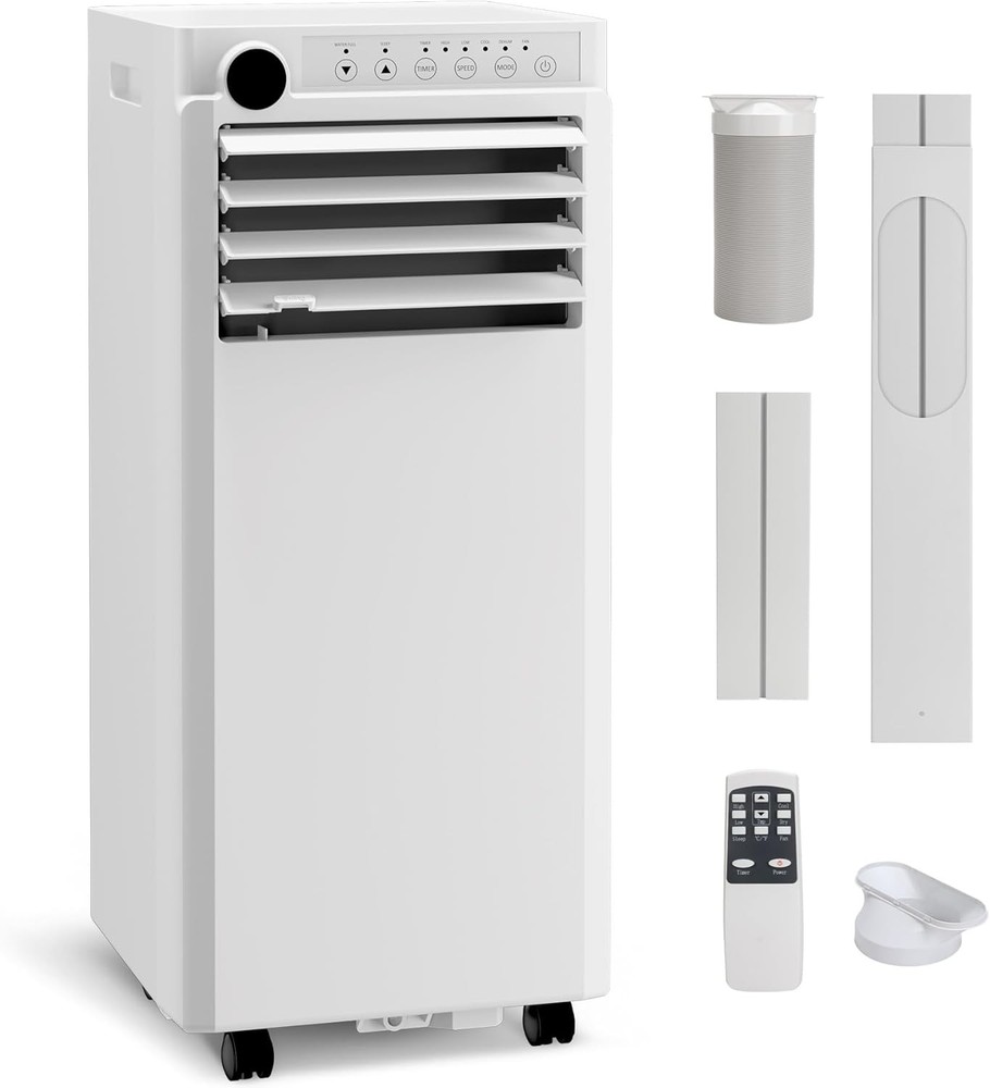 8000 BTU Portable Air Conditioner 3 in-1 Portable AC Unit with Remote Control