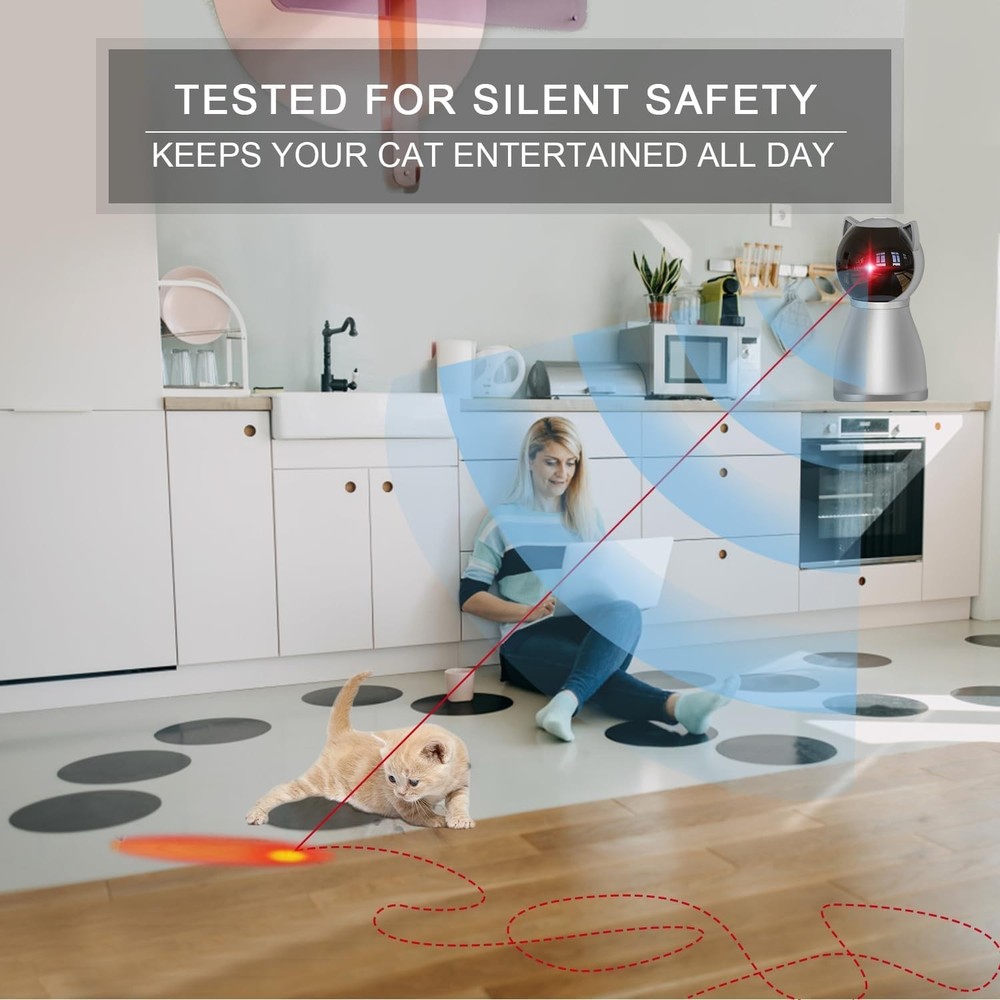 Interactive Laser Cat Toy for Indoor Cats