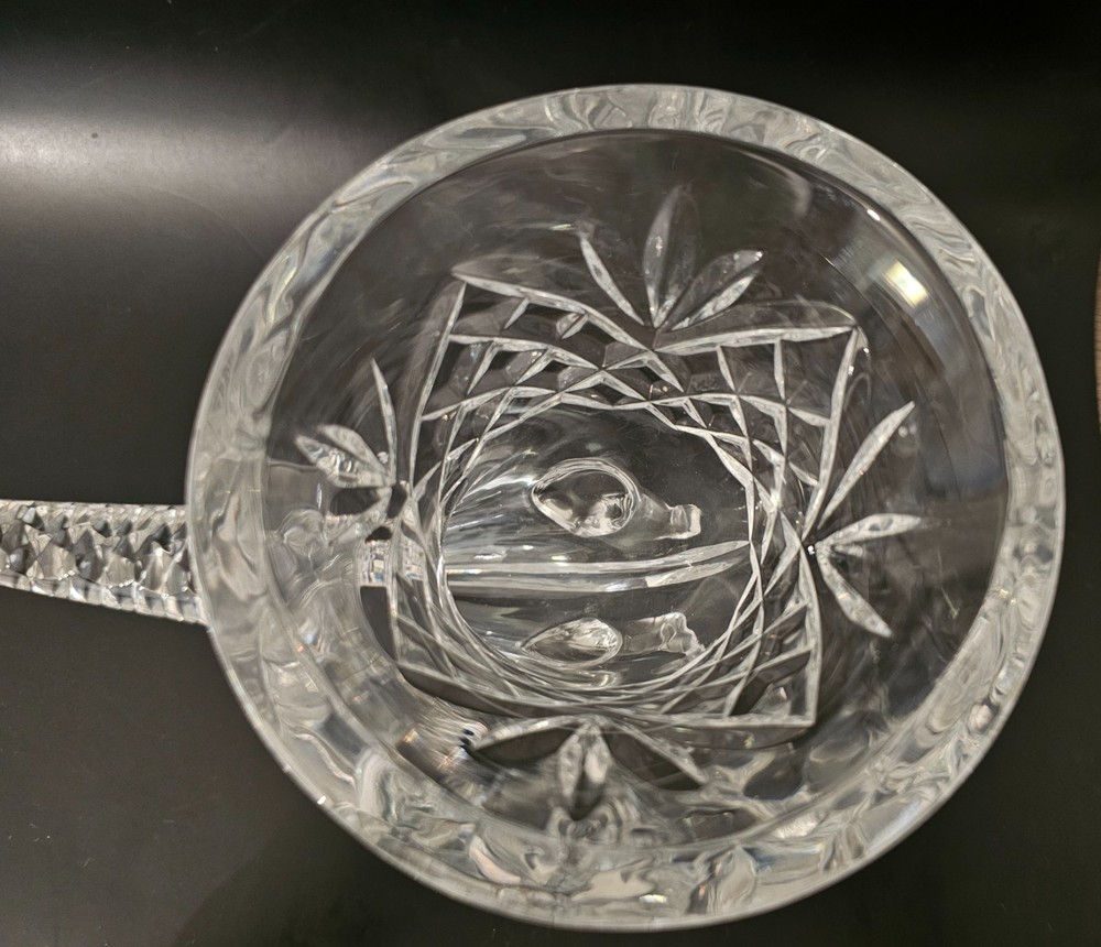 Crystal Cornucopia Heavy Vase