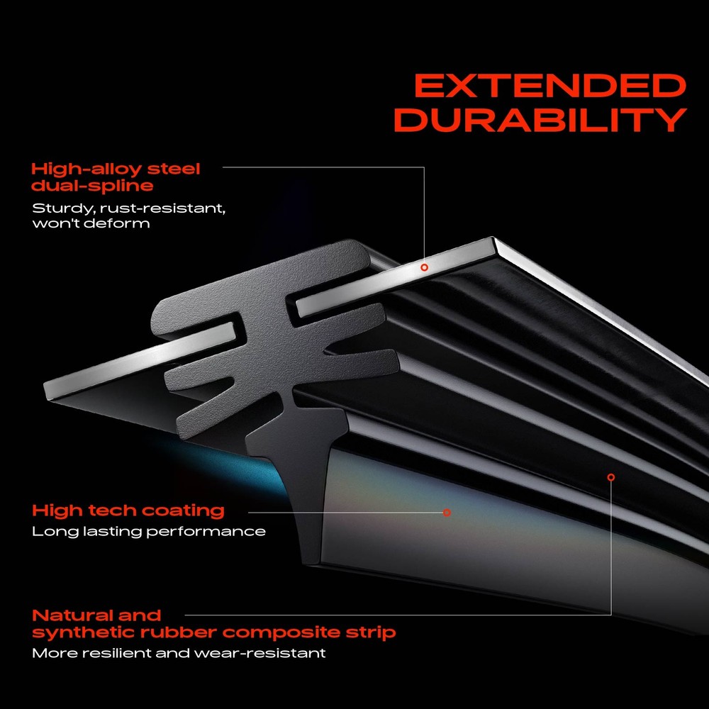 2pcs Front 22" & 22" Windshield Wiper Blades for Dodge Challenger Charger Saturn