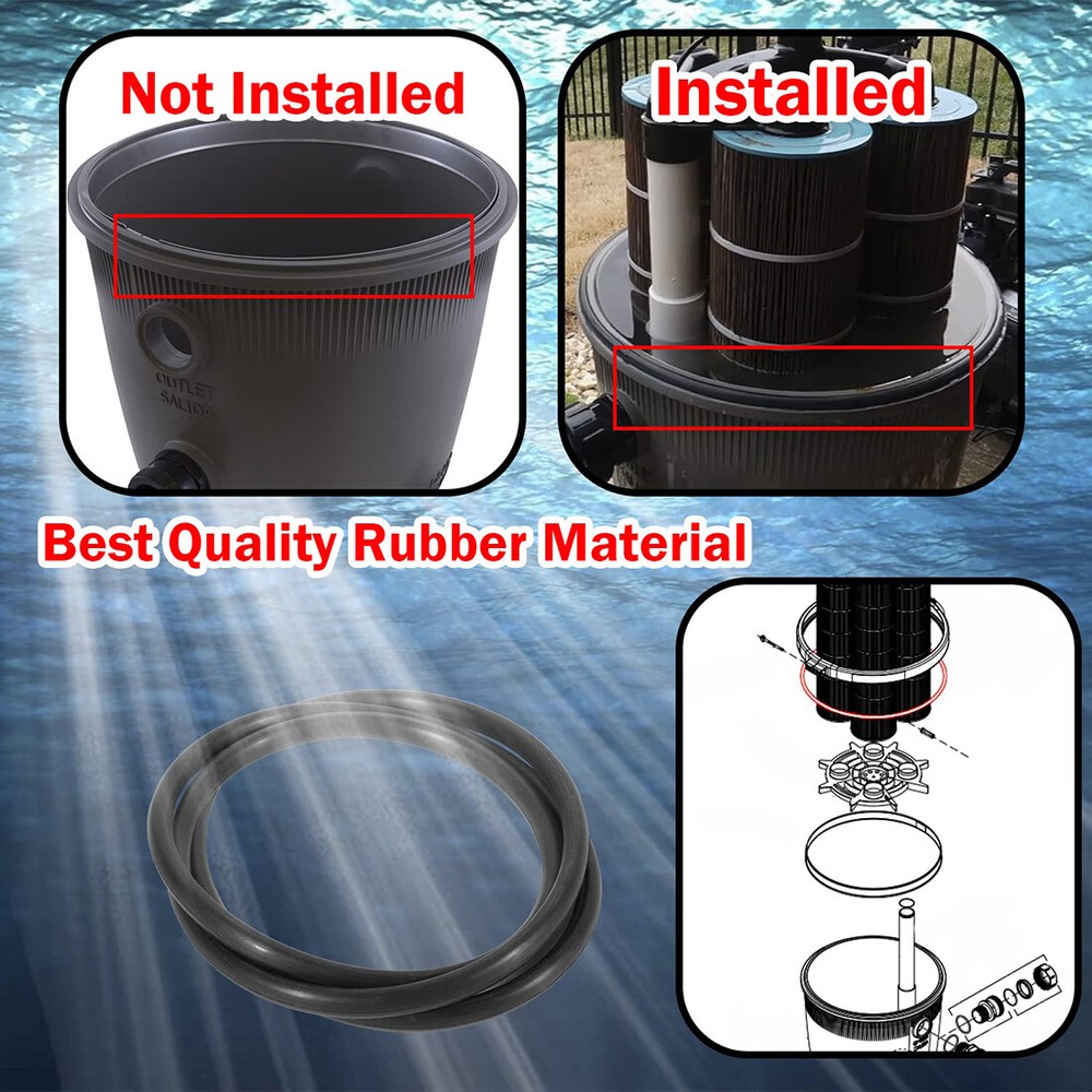 R0357800 Filter Tank Oring Replacement for Jandy DEV, DEL, CV, CL Filter O-524