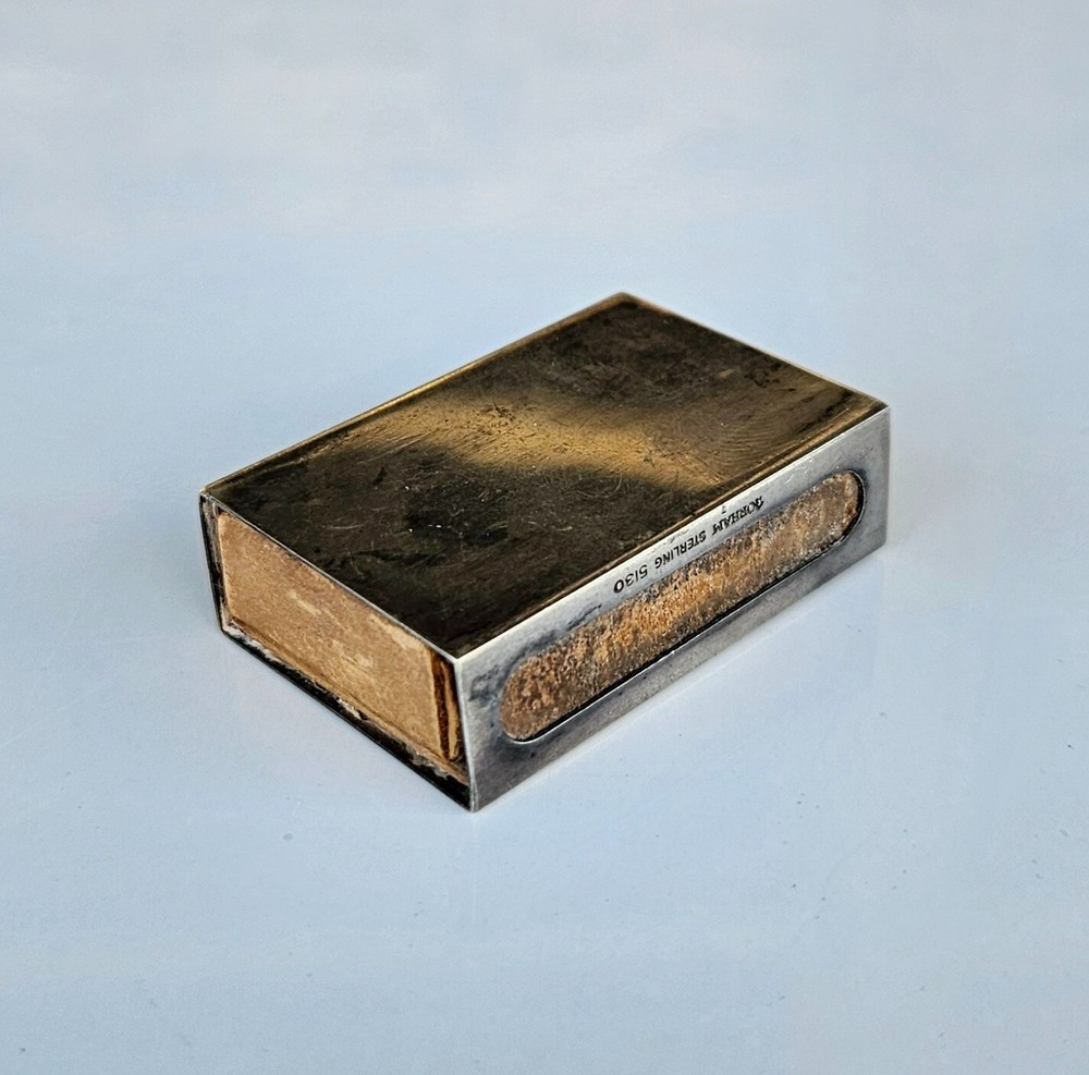 Antique Gorham 925 Sterling Silver Match Holder