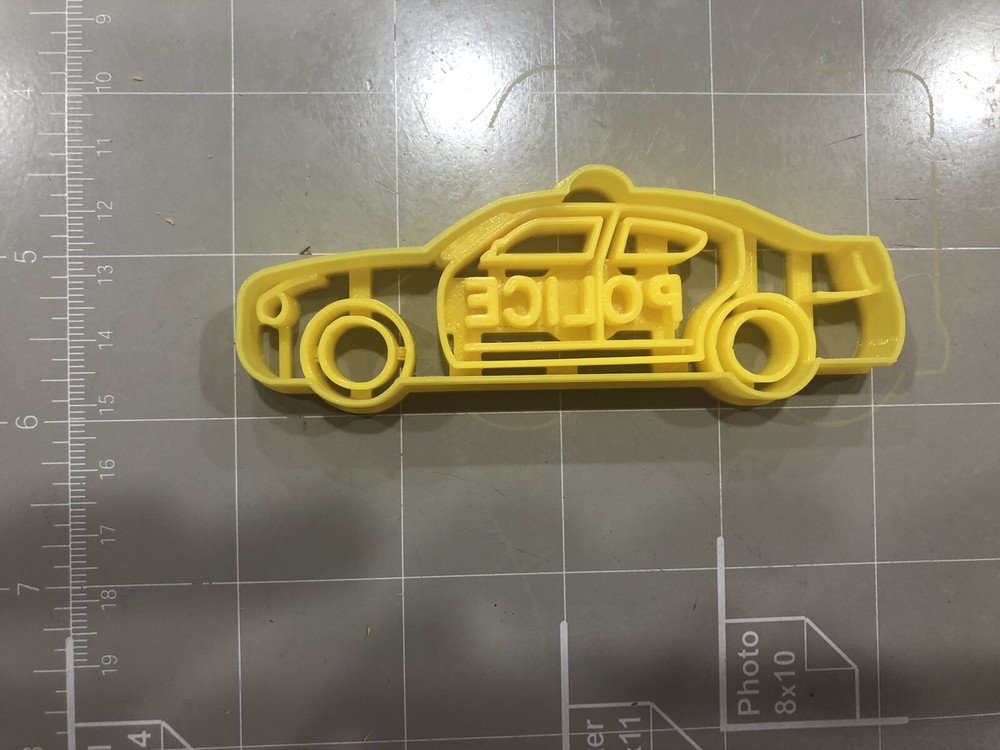 Police Car Cookie Cutter