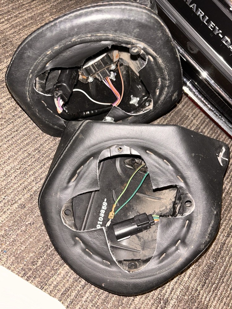 Harley Davidson Tour-Pak Speaker Housing Pair