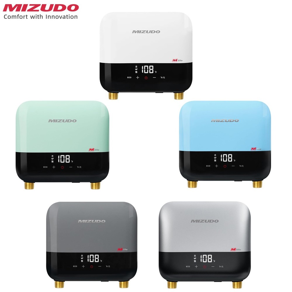 MIZUDO 3.5kW Tankless Water Heater Electric 120V Instant Hot Water for Sinks