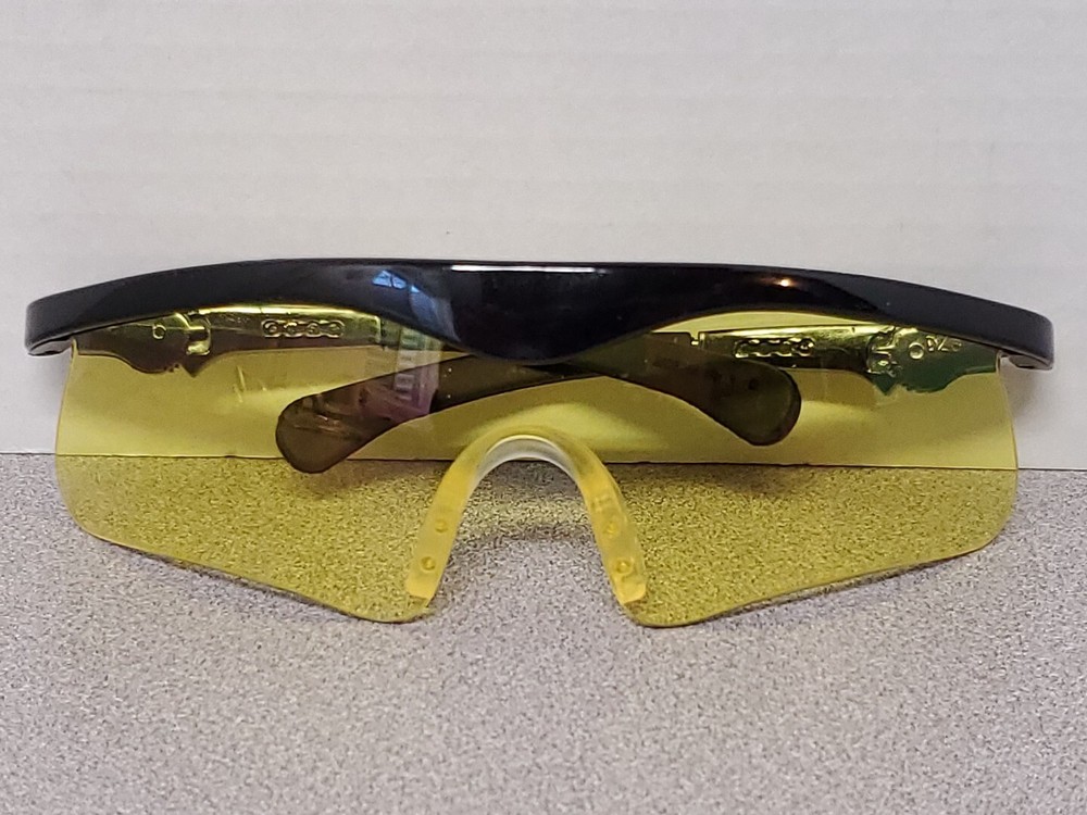Daisy Amber Wrap-Around Shooting Safety Glasses with Adjustable Frames