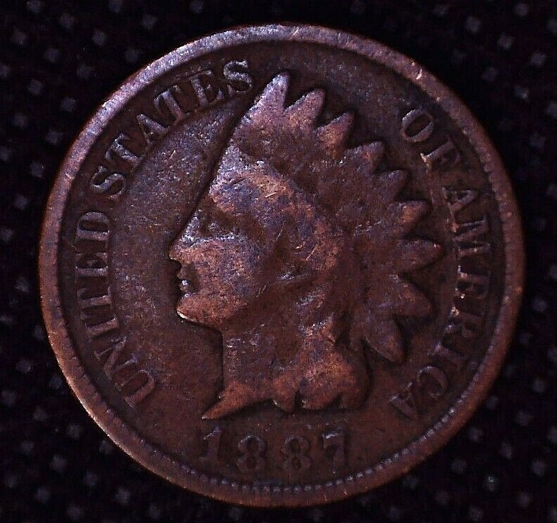 1887 Indian Head Cent Penny 1(C) #B135