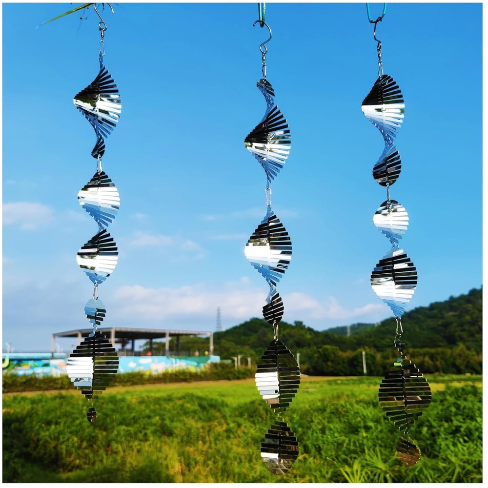 Bird Deterrent Spinners - Reflective Garden Decor