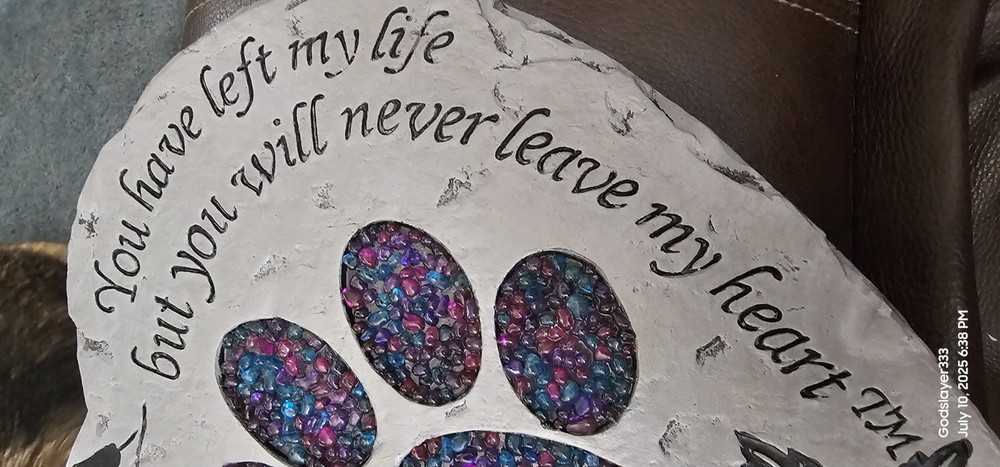 Pet Remembrance Memorial Stone