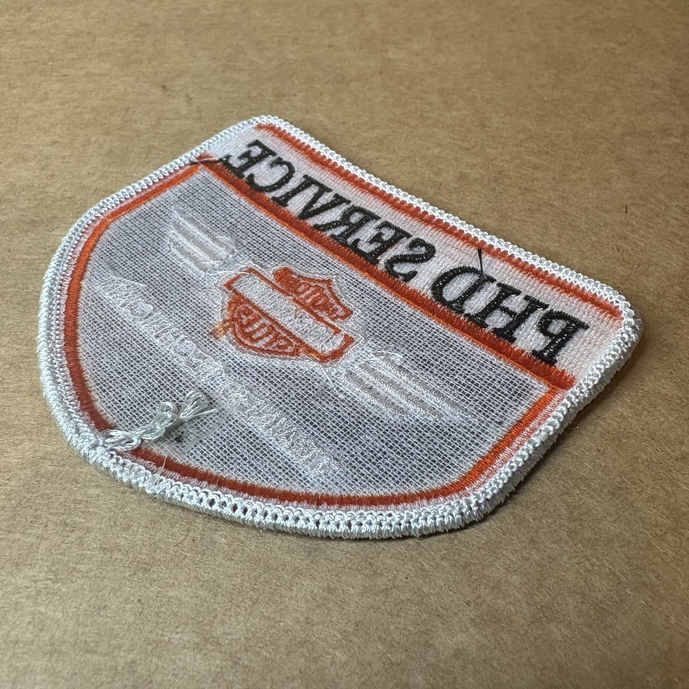 Harley-Davidson Patch PHD Service Trained Technician , 3-3/4" Sew or Iron On New