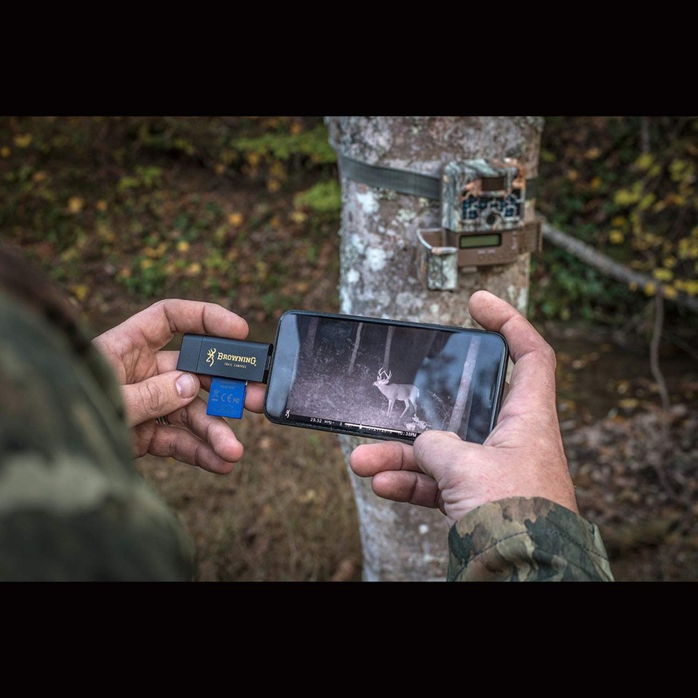 Trail Camera Card Reader (Android) devices Blue