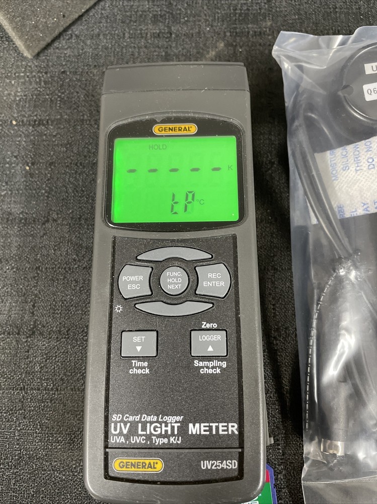 General Tools #UV254SD UVA-UVC Light Meter with SD Card