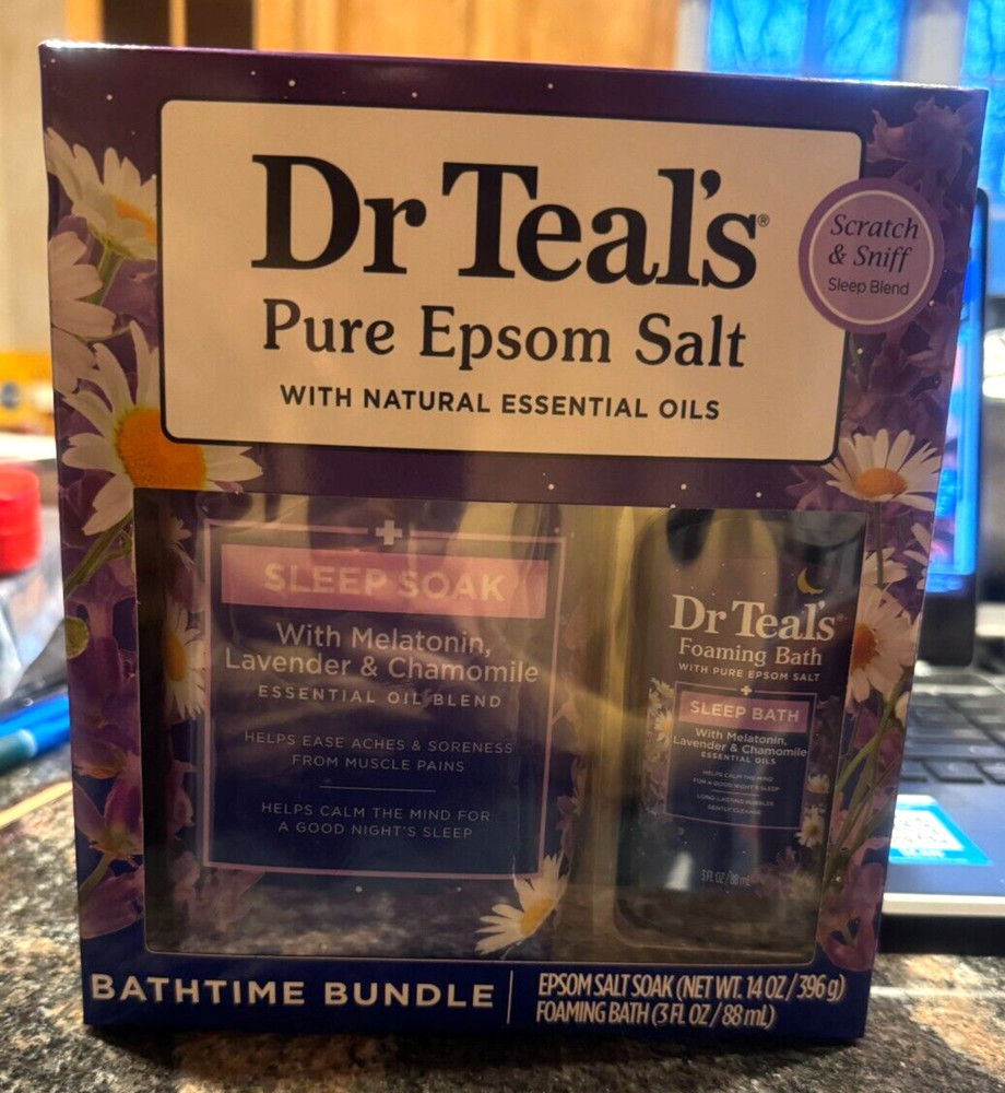 Dr. Teal's 2 pc Sleep Soak & Foaming Bath Lavender Chamomile