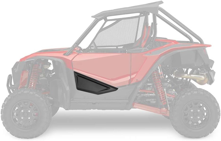 KEMIMOTO UTV Front Lower Doors, Doors with Built in Frame, Block Dust &...