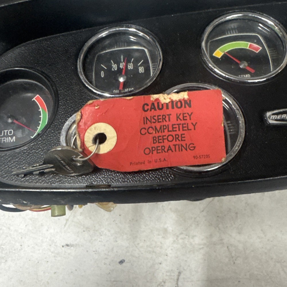 Mercruiser Dash Panel