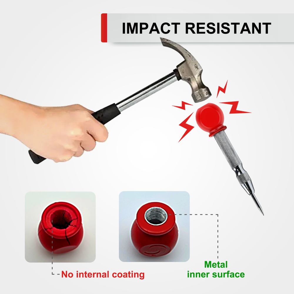 5 Inch Automatic Center Punch Adjustable Impact Spring Hole Drill Tool .