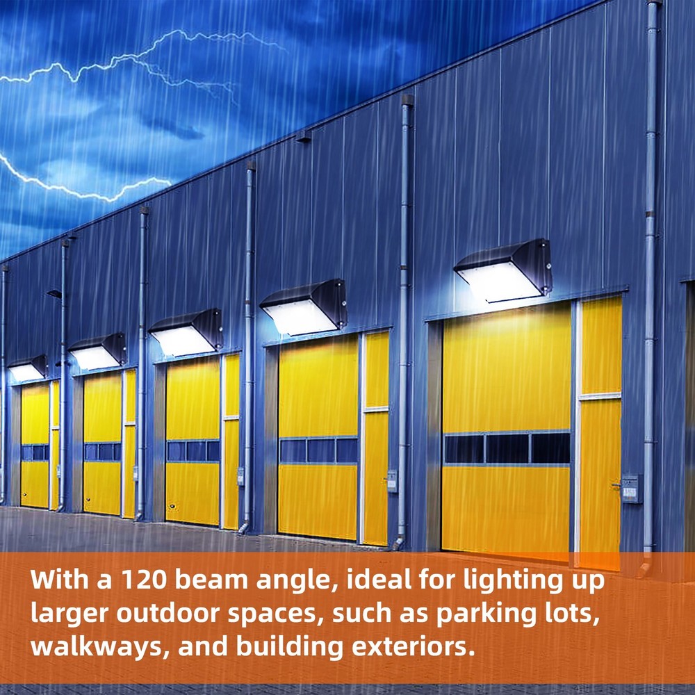 Wall Pack Lights Outdoor LED, LED Wall Pack Daylight 5000K Daylight White 4 Pack