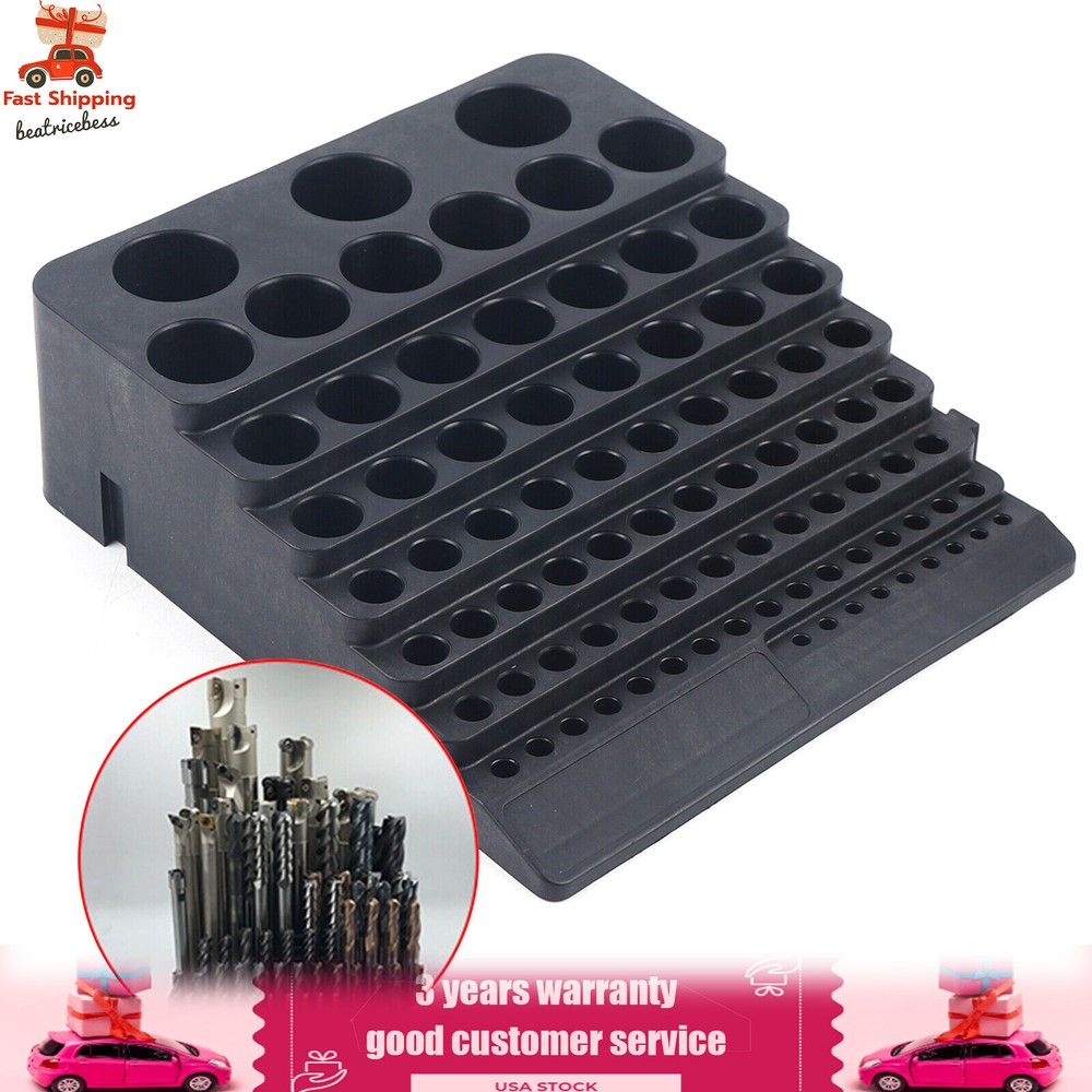 84 Holes Tool Storage Box Organizer CNC Milling Tool Accessoy Placement Organize