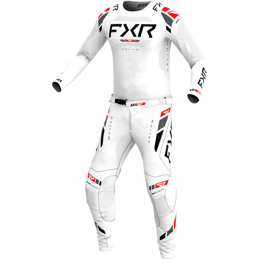 FXR Helium 2025 MX Kit Combo Whiteout