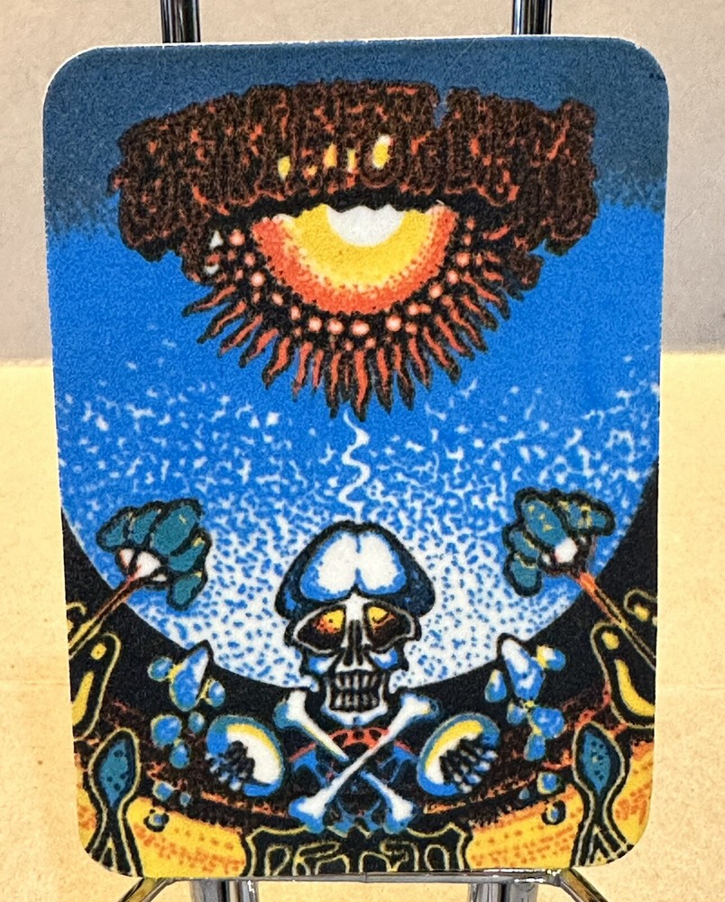** GRATEFUL DEAD FELT STICKER 2.75” x 4” - VINTAGE **