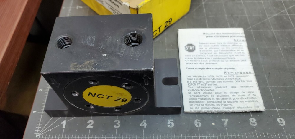 Netter NCT 29 Pneumatic Turbine Vibrator WORKING PULL [Z4B5]