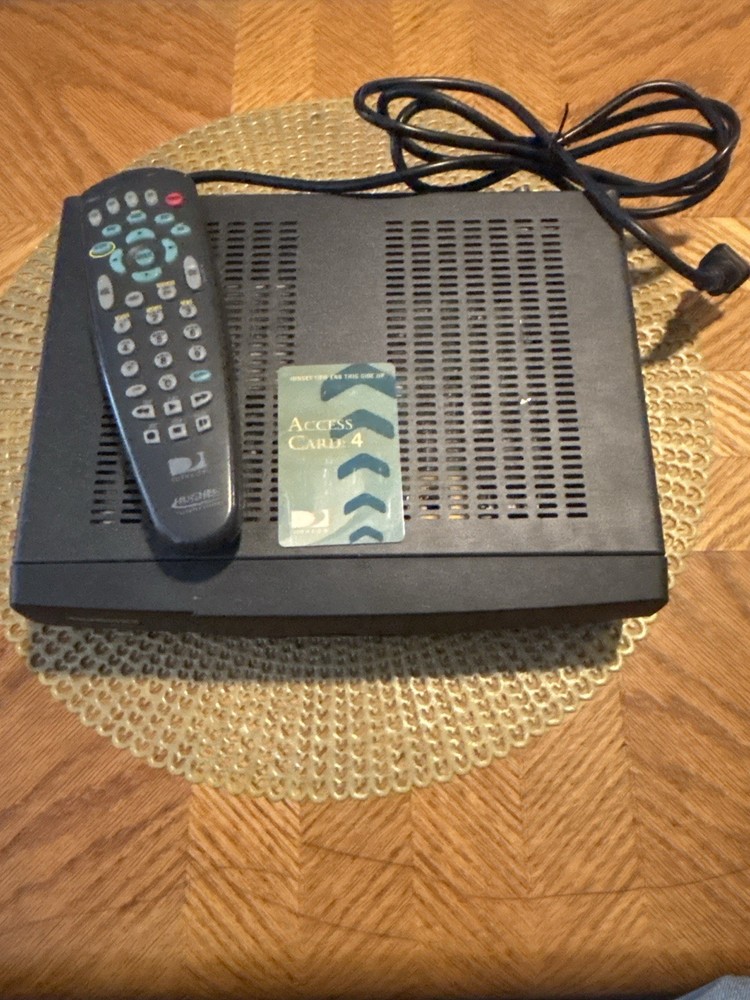 Hughes DIRECTV Receiver HIRD-E1 Silver Edition w/ Remote - TESTED & WORKING