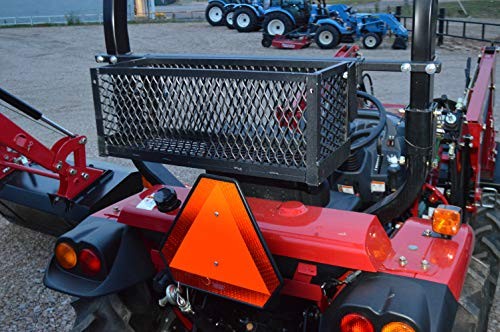 Universal-Fitting 24x10x10in Tractor Tool Tray, TT400, Black