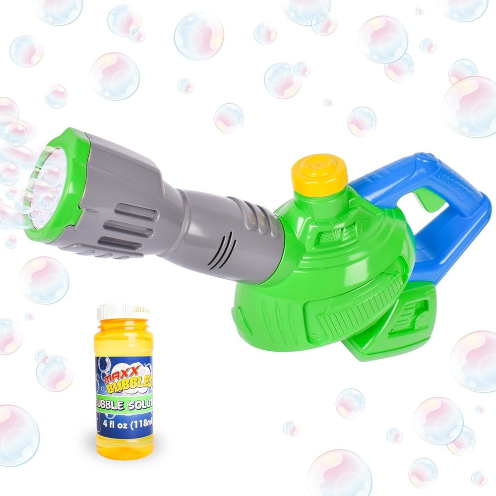 Maxx Bubbles Bubble Toy Leaf Blower - Perfect Gift for Creative Outdoor Play, 3+