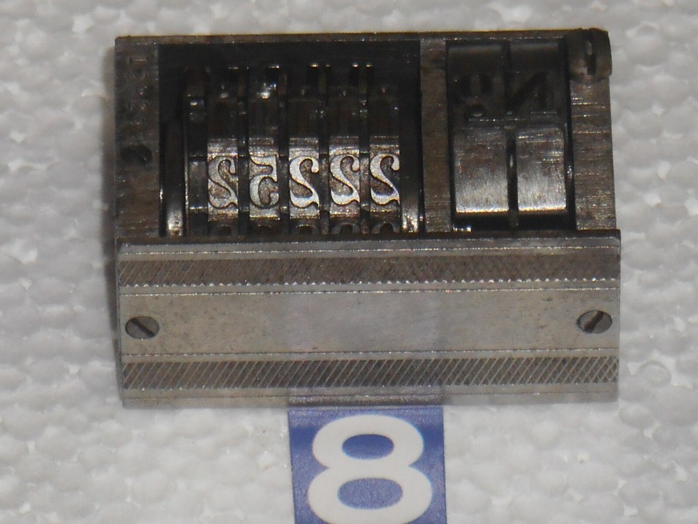 BOSTON Letterpress Numbering Machine | 8
