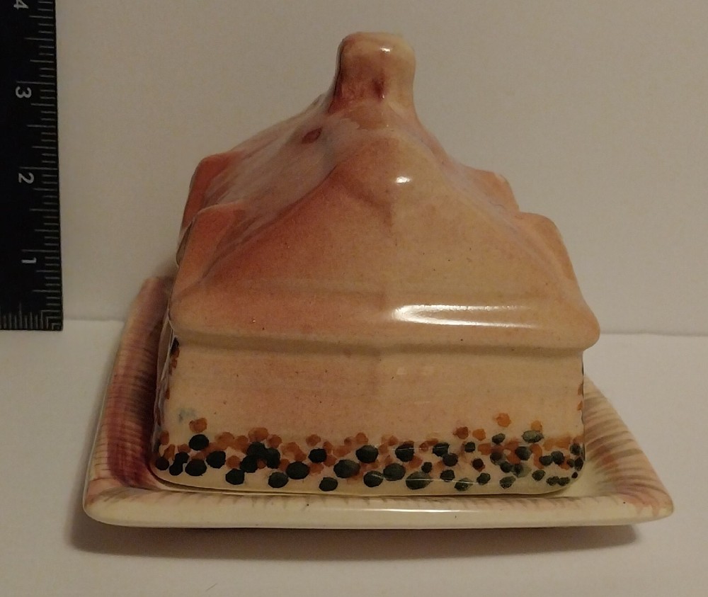 Vintage Covered COTTAGE WARE Butter Dish