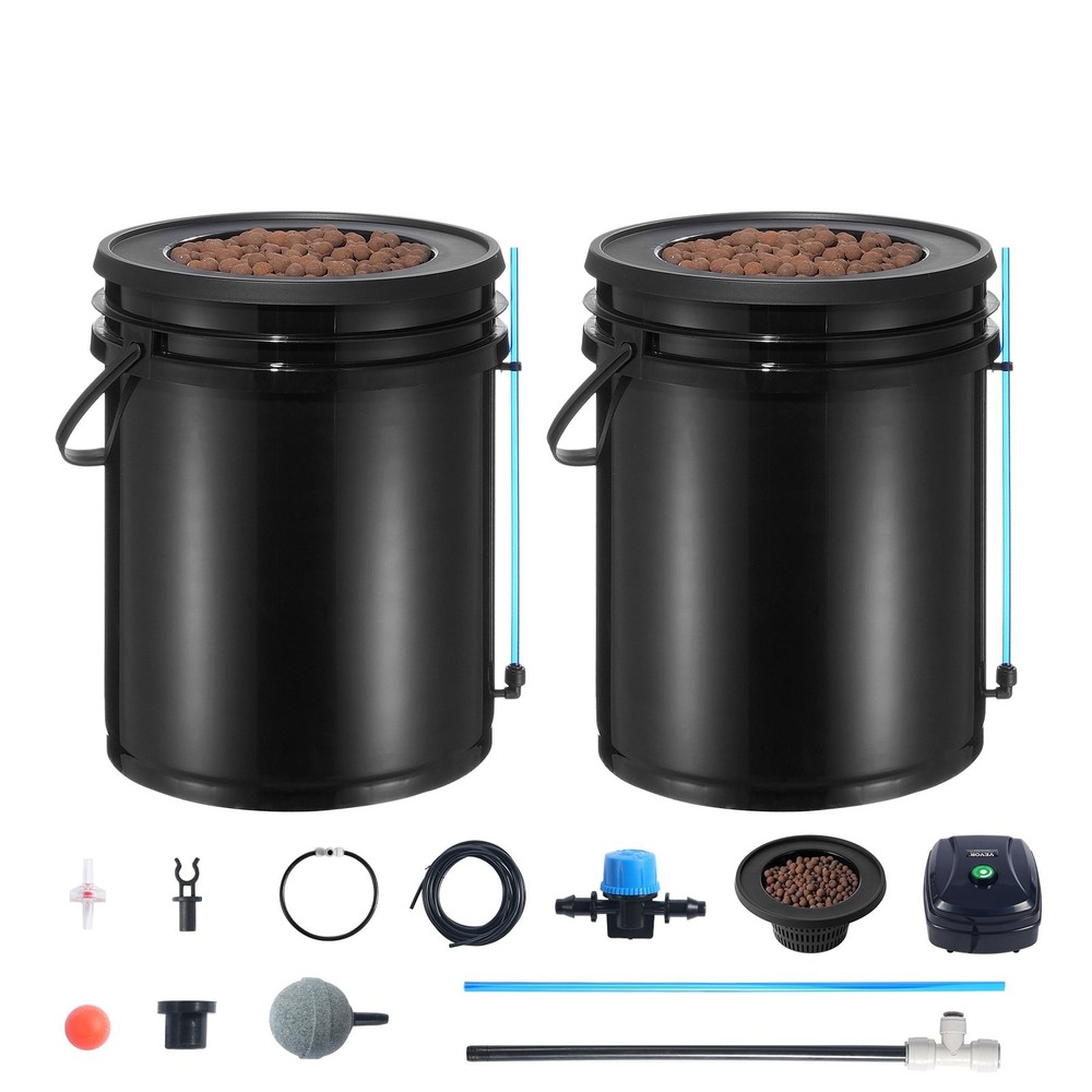 For DWC Hydroponics Grow System, Hydroponic Growing System with Top Drip Kit, D
