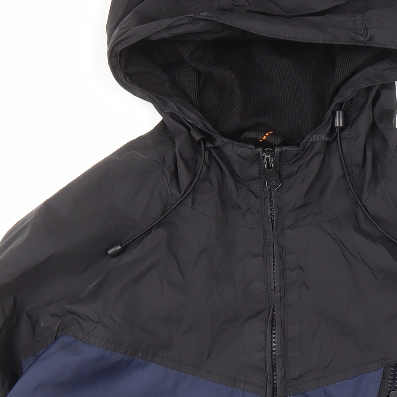 Broken Standard Men's Black Blue Windbreaker M