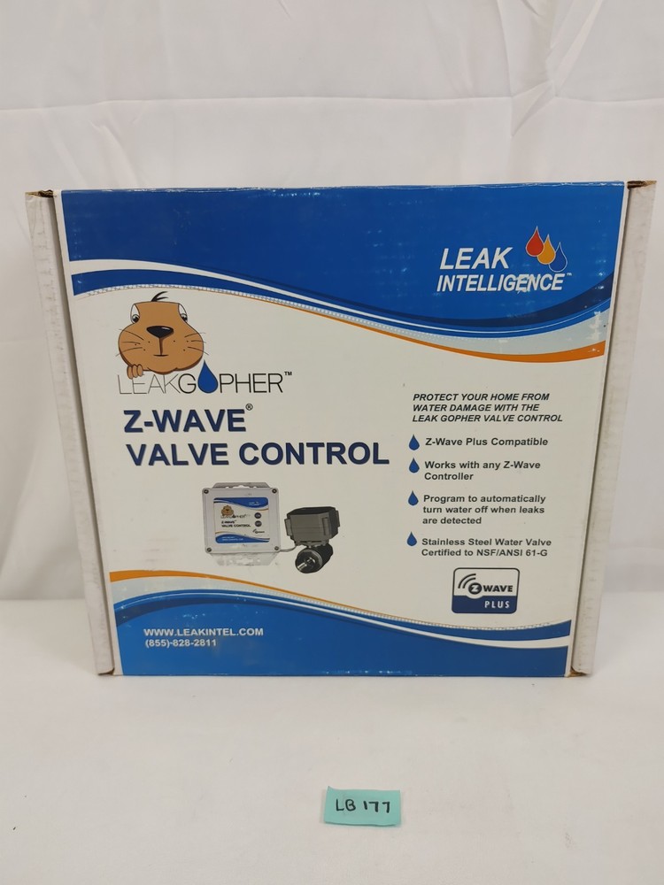 Leak Gopher Z-Wave Plus Smart Water Control Valve