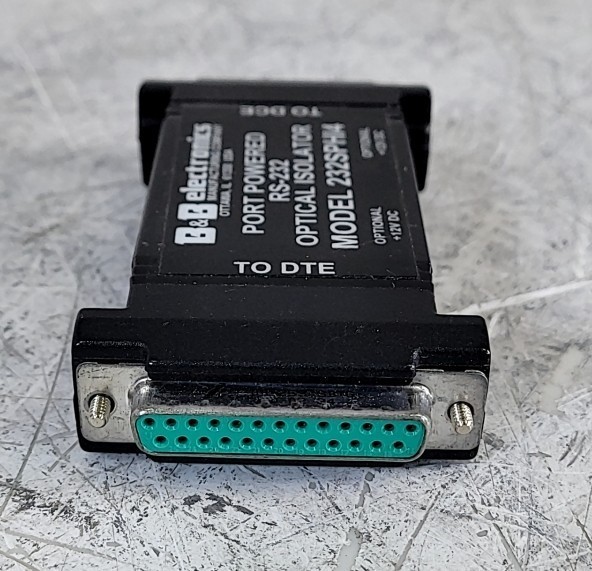 B&B ELECTRONICS 232SPHI4 Port Powered Optical Isolator RS-232 SEE NOTES