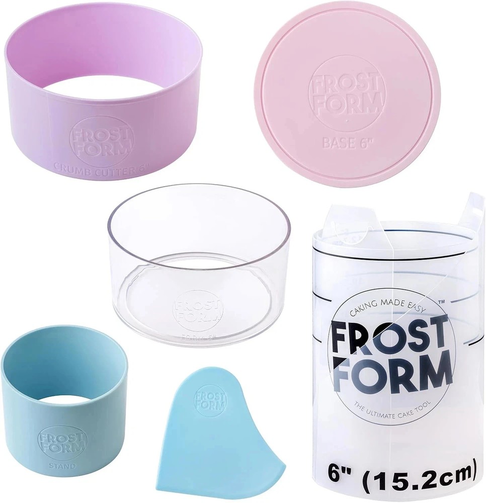Frost Form Stencil Liners – 4 Patterns (2 Sets) – Cake Decorating Templates