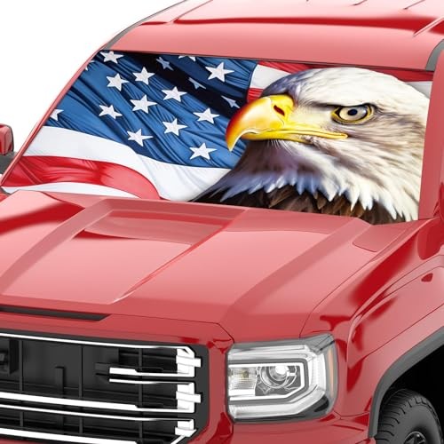 Windshield Sunshade Umbrella for Car Front Window Eagle Sun Visor for Car eagle