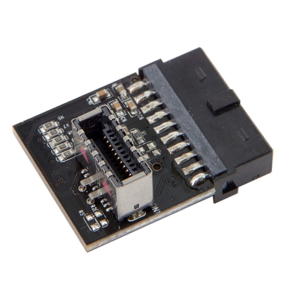 Front Panel Socket USB 3.1 to USB 3.0 20Pin Header Male Extension Adapter