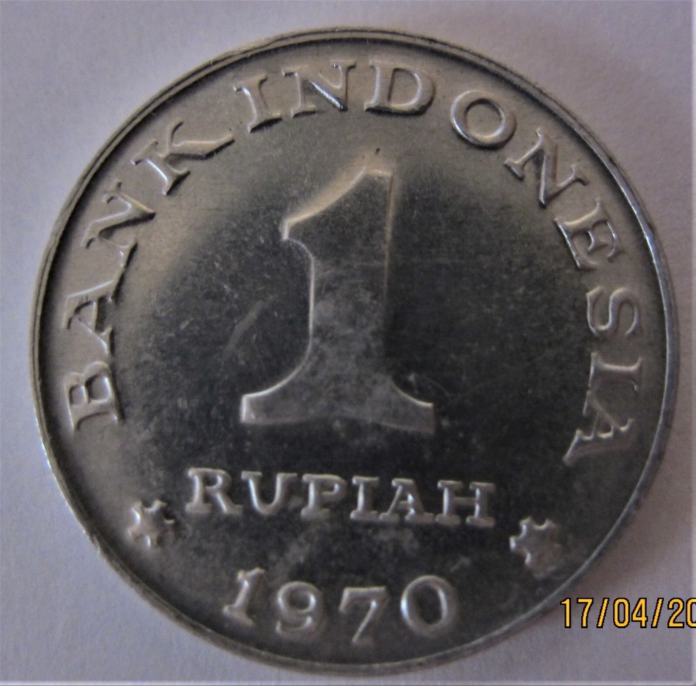 1970 Indonesia / 1 Rupiah Coin