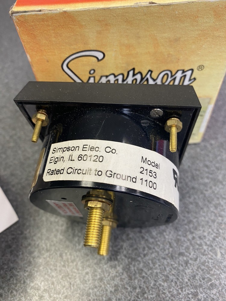 *NEW* Simpson Range 0-100 Scale 0-5000 Model 2153 Custom Meter