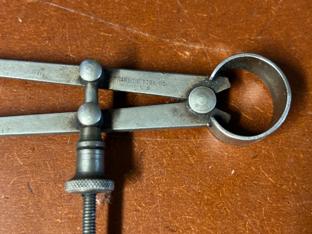 Vintage Sandow Tool Co US Inside Calipers 6"