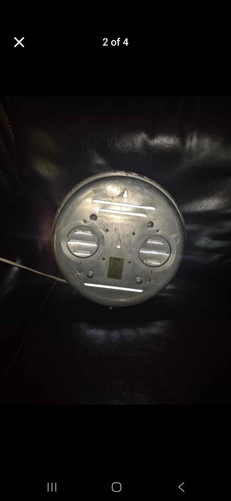 Vintage ALLIS CHALMERS LIGHTUP WALL CLOCK...BUBBLE GLASS