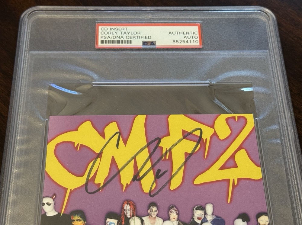 Corey Taylor “Slipknot” Signed CD Insert PSA!!!