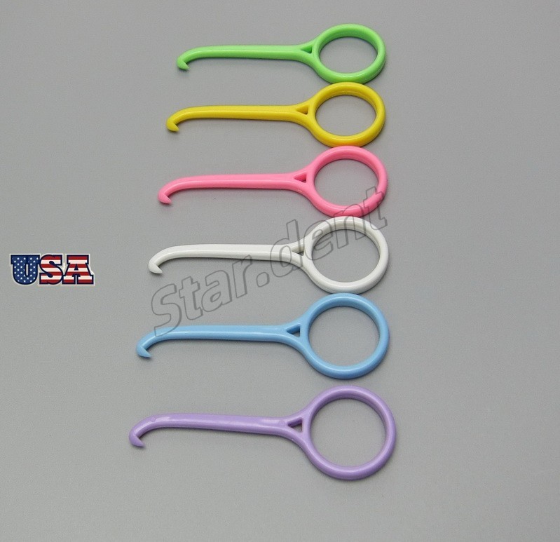 100Pcs Orthodontic Aligner Removal Tool Braces Extractor Nice Invisible Colors