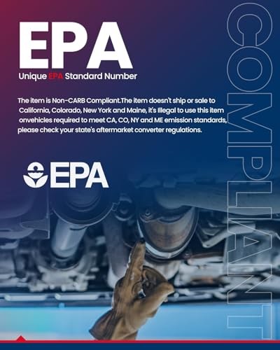 Catalytic Converter Fits for High Flow Performance Compatible With 2“ 2"