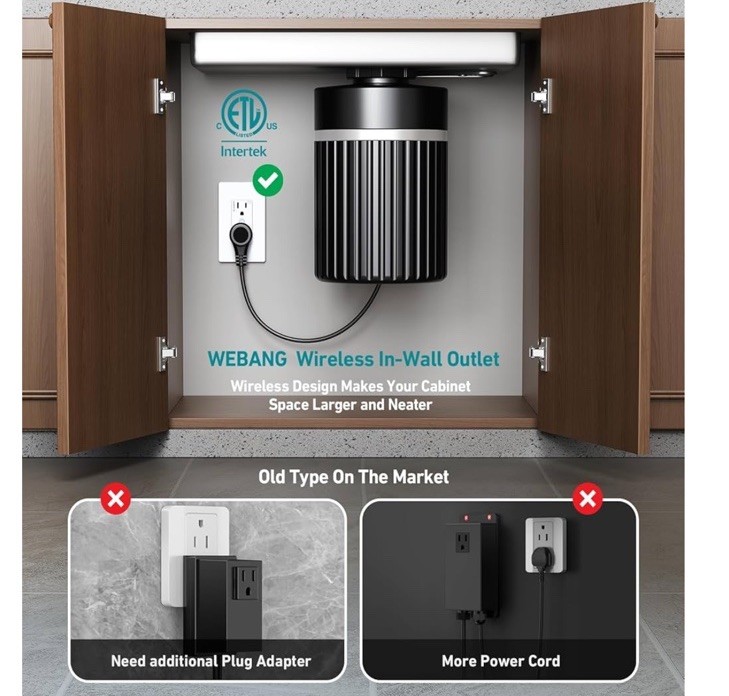 WEBANG Garbage Disposal Wireless Switch Kit